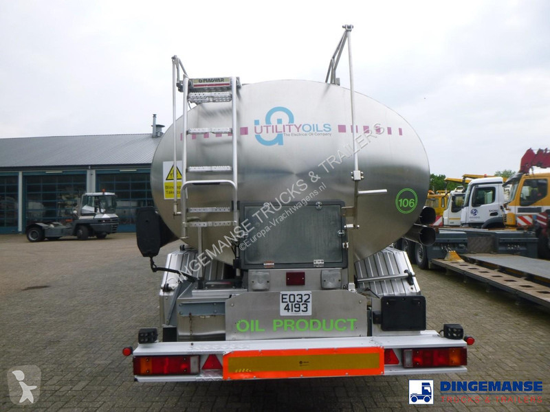نصف مقطورة Magyar Fuel / oil tank inox 23 m3 /...