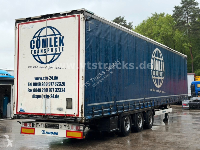 نصف مقطورة Krone Curtainsider, Edscha / MEGA /...