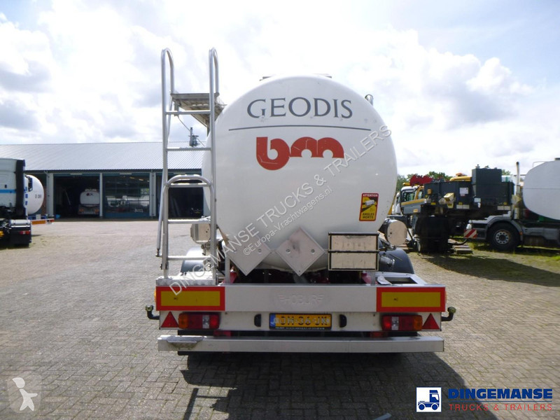 نصف مقطورة Burg Chemical tank inox L4BH 22.5 m3...