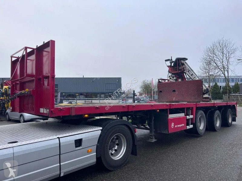 نصف مقطورة Floor FLO 17 30H 3 AXLE BPW + HIAB...