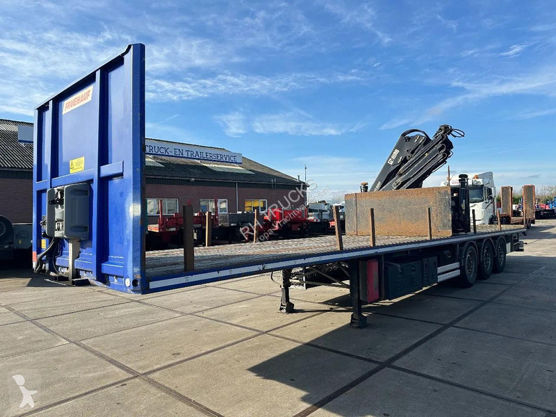 نصف مقطورة Fruehauf MET 3 AXLE SAF + HIAB 122E...