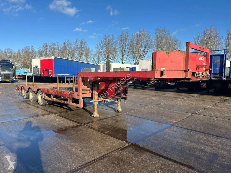 نصف مقطورة Broshuis 3 AXLE , EXTENDABLE 5 METER