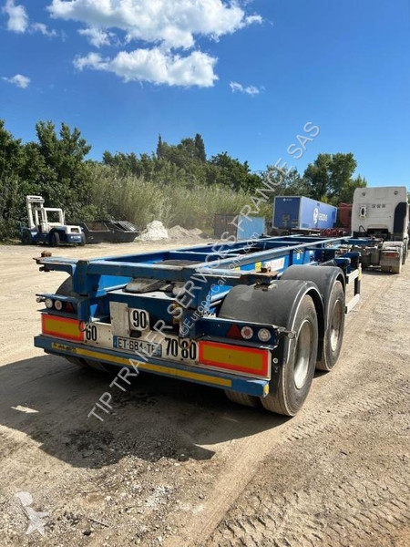 نصف مقطورة Fruehauf Trailer Chassis Coupling...