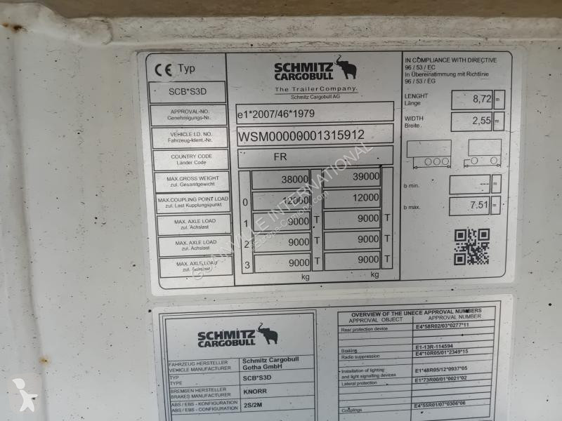 نصف مقطورة Schmitz Cargobull