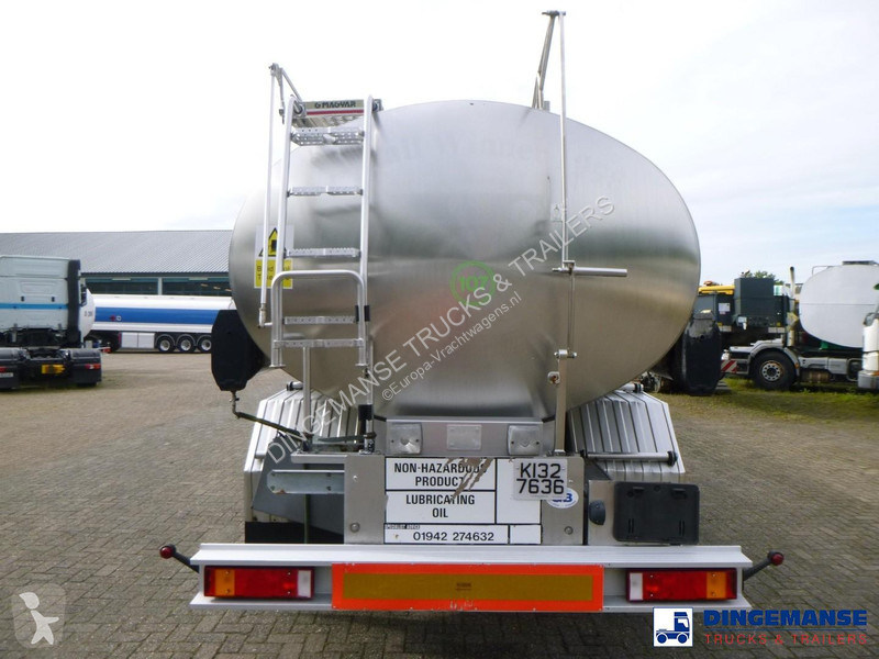 Sættevogn Magyar Fuel / oil tank inox 23 m3 / 7...