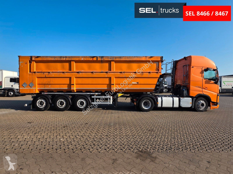 نصف مقطورة Kempf MULDE MIT KLAPPE!! / VOLVO 500...