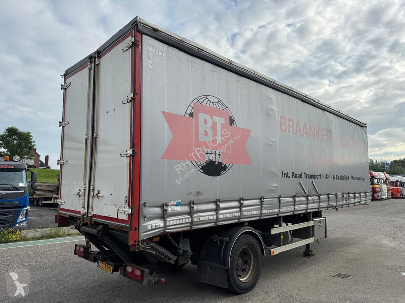 نصف مقطورة  1 AS 1 AXLE + BOX 9,1 METER INSIDE...