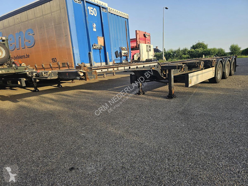 نصف مقطورة Krone / REAR SLIDER / DUTCH CHASSIS...