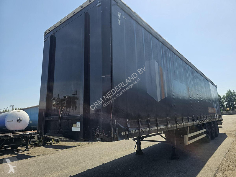 نصف مقطورة Pacton T3 001 /3 axle curtainsider...