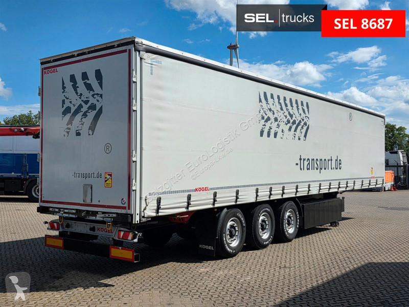 نصف مقطورة Kögel S24 / Palettenkasten / Liftachse