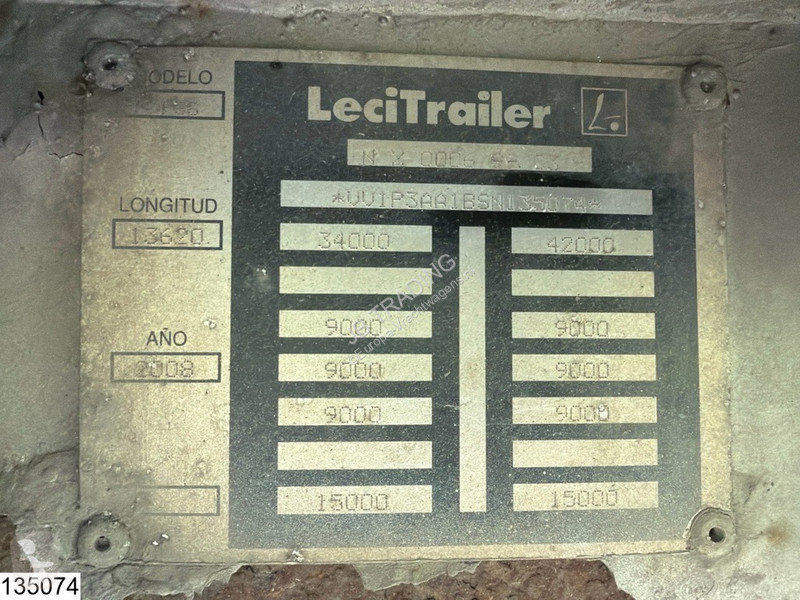 نصف مقطورة Lecitrailer Tautliner