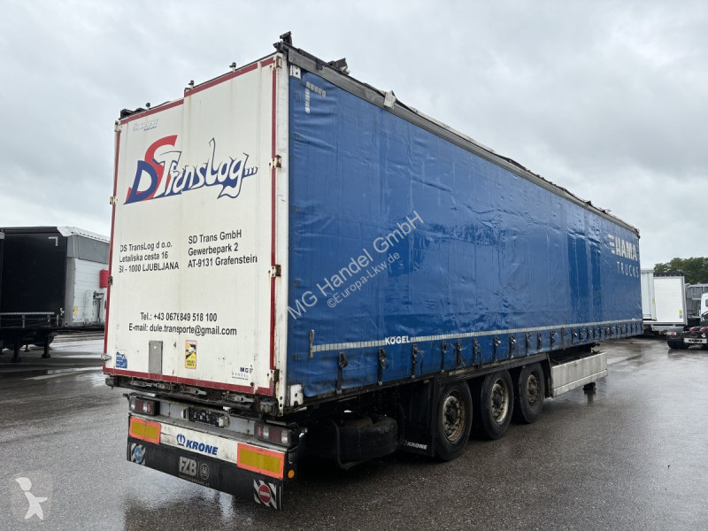 نصف مقطورة Krone SD 24 Tautliner, BPW-Achsen,...