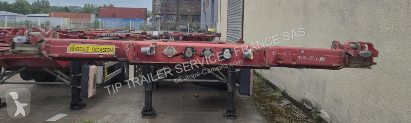 نصف مقطورة Fruehauf Trailer Chassis Gooseneck...