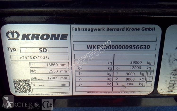 Krone n/c semi-trailer