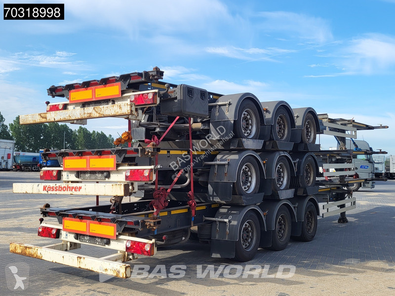 نصف مقطورة Kässbohrer CS 40ft 45ft Lift Axle