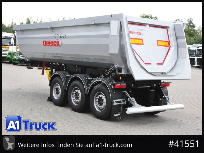 نصف مقطورة Reisch Steelpipe-R 26m³ NEU Stahl...