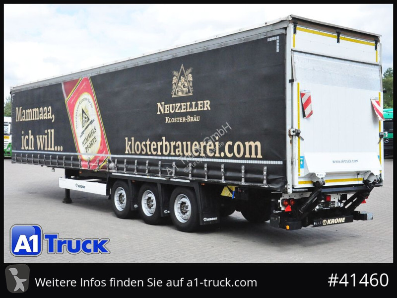 نصف مقطورة Krone SD, Getränke, Safe Curtain,...