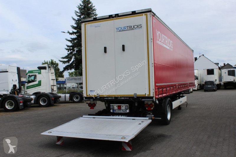 Semitrailer Krone   Plane Edscha Liftachse  LBW...