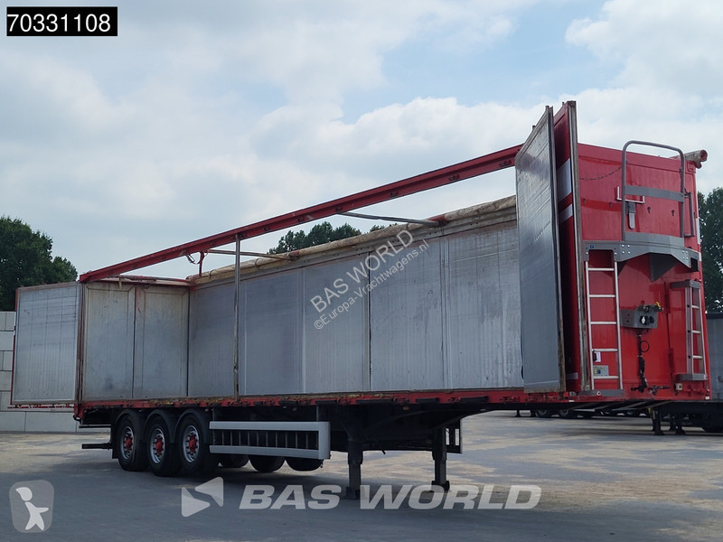 نصف مقطورة Knapen K600 Side Doors 10MM Lift Axle