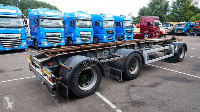 نصف مقطورة GS Meppel 3 Axle container trailer