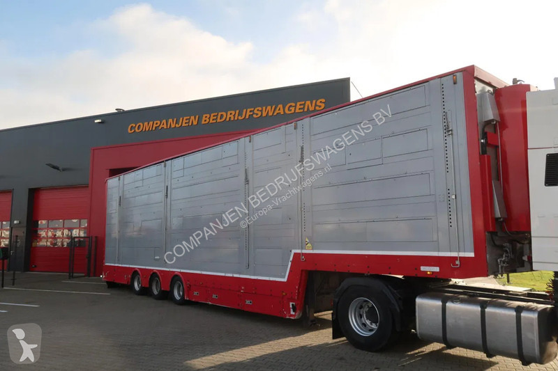 نصف مقطورة Pezzaioli SBA 31 - Cattle transport...