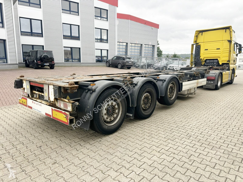 نصف مقطورة Krone SDC 27 eLTU4 Container-Chassi...