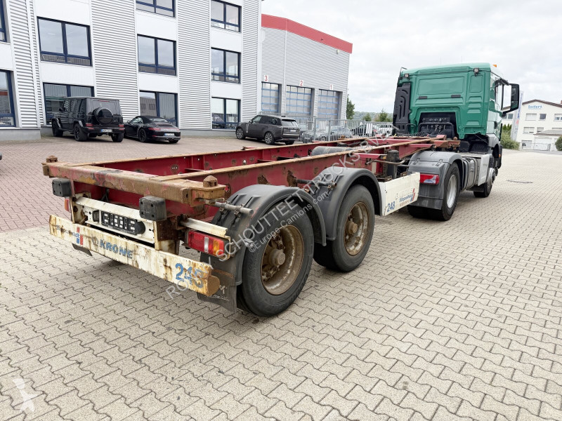 نصف مقطورة Krone SCZ 18 Container-Chassi SCZ 18...