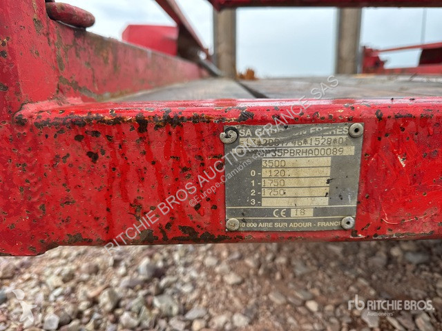Náves na prepravu strojov Gourdon  P35
