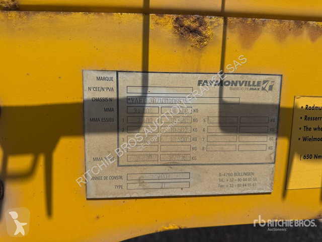 Semi remorque Faymonville  TL