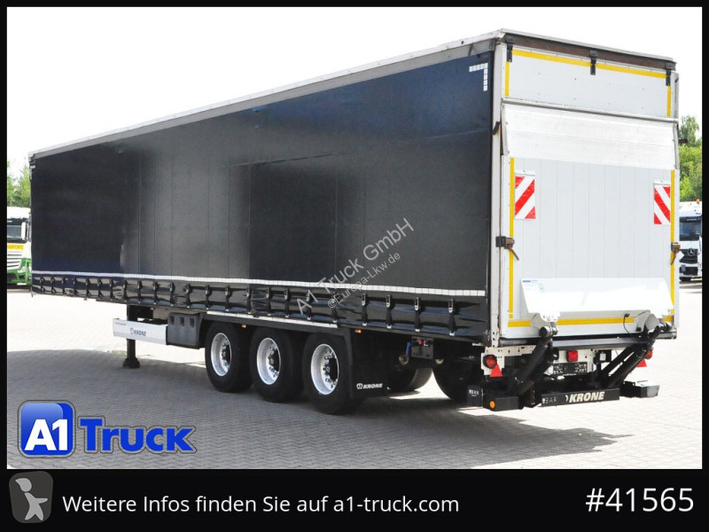 نصف مقطورة Krone SD, Getränke, Safe Curtain,...