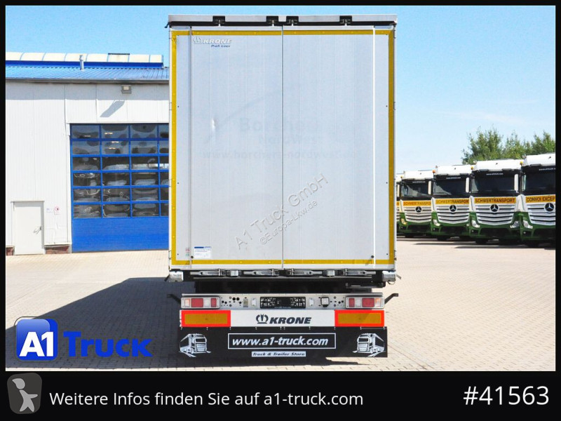 نصف مقطورة Krone SD, Getränke, Safe Curtain,...