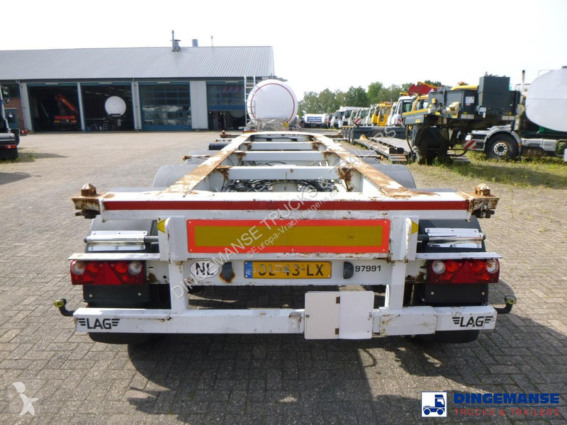 نصف مقطورة LAG 3-axle container trailer 20 ft