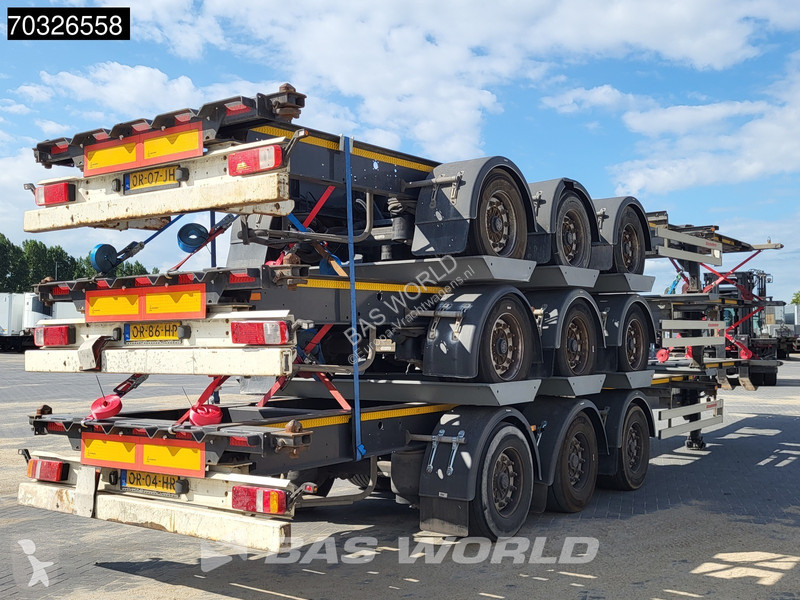 نصف مقطورة Kässbohrer CS APK 10/26 Lift Axle Stack