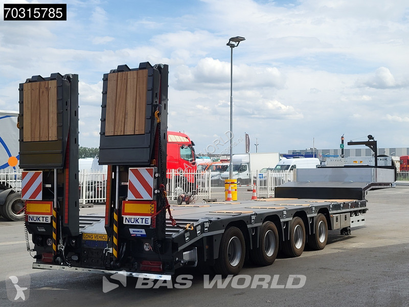 نصف مقطورة  NKTL4 NEW Lift + 2xSteering Axle Ramps