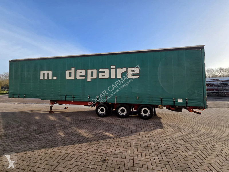 نصف مقطورة LAG 3 axle curtain trailers saf axles