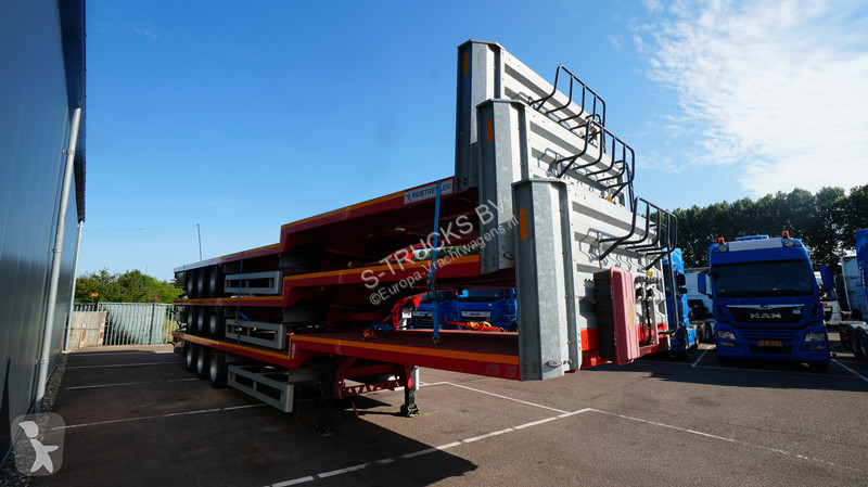 نصف مقطورة  3 axle semi low loader