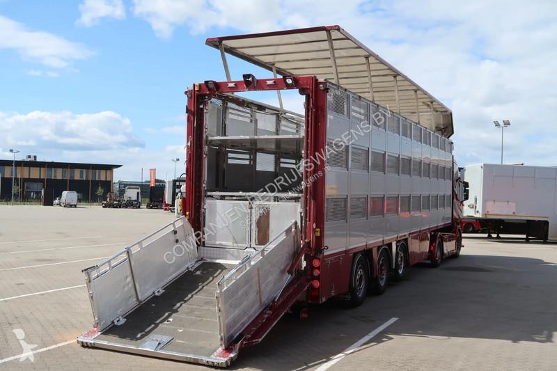 Semi remorque  3-ASSIGE OPLEGGER Scania R450...