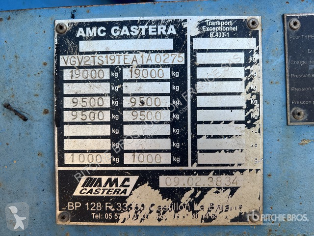 Porte engins Castera  2TS19T