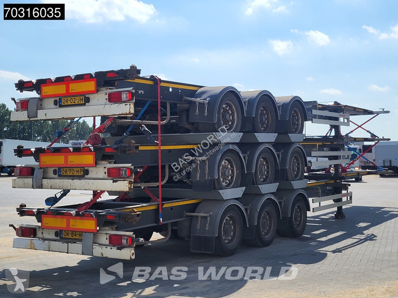 Návěs Kässbohrer CS 3 axles Lift Axle Stack