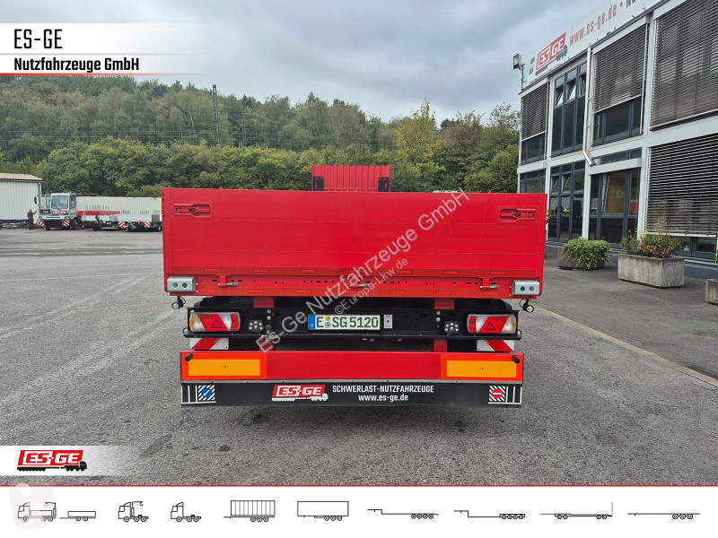 Návěs Kögel Multi Chassis, verstärkt, Bordwände