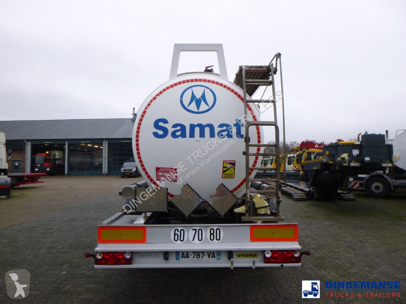 Félpótkocsi Magyar Chemical ACID tank inox 24.5...