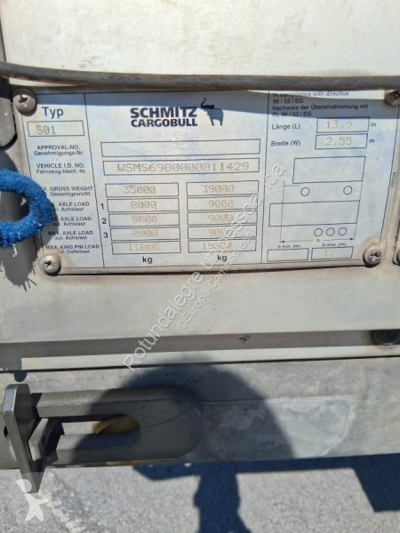 Semiremorca Schmitz Cargobull  39T EIXO DE ELEVAR