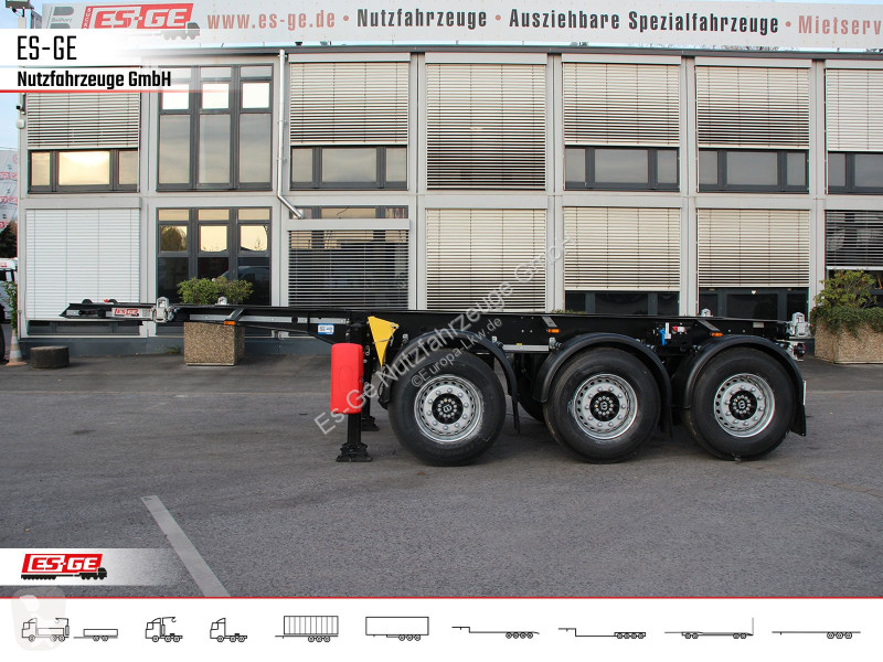 Semirremolque Krone 3-Achs-Containerchassis...