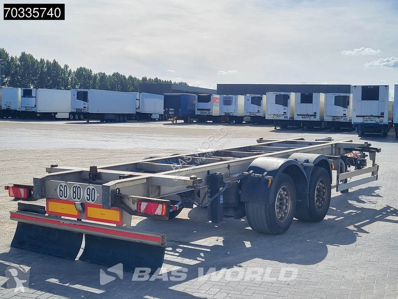 Lecitrailer R2EC BDF 20ft SAF semi-trailer
