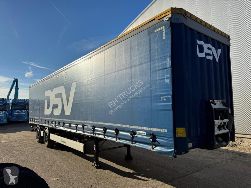 Krone 2 AXLE SAF + SLIDING ROOF semi-trailer