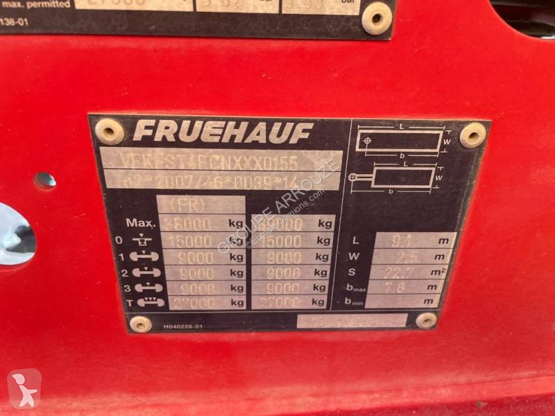 Fruehauf OPTISTEEL TRIDEM MS semi-trailer