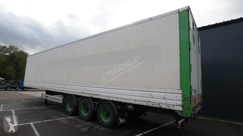 Van Hool 3 axle closed box trailer semi-trailer