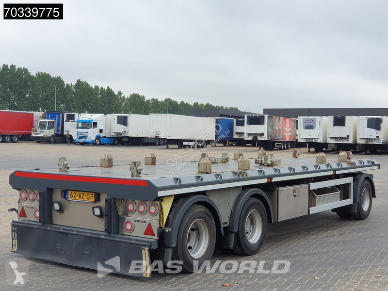 Félpótkocsi  BMA 27/12 Open Lift+Steering Axle SAF