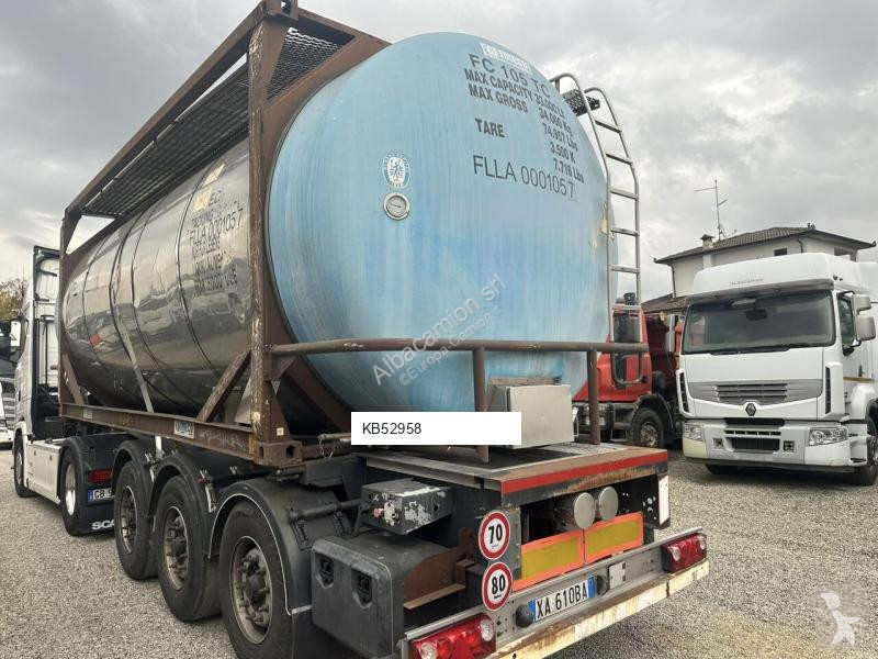 Semi-remorque porte-conteneurs semi-trailer