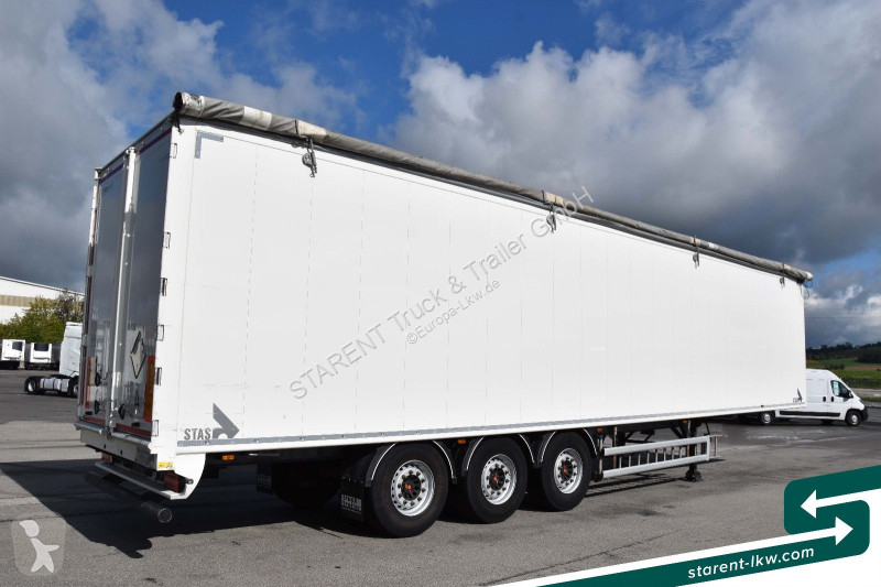 نصف مقطورة Stas 10mm 91m³ 2 x Liftachsen SAF...